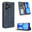 For Tecno Spark 10 Pro / K17 Magnetic Buckle Retro Texture Leather Phone Case(Blue) - free shipping - PMC TechLife - Order now!
