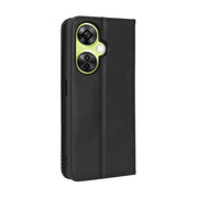 For OnePlus Nord CE 3 Lite Magnetic Buckle Retro Texture Leather Phone Case(Black)