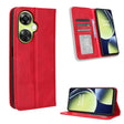 For OnePlus Nord CE 3 Lite Magnetic Buckle Retro Texture Leather Phone Case(Red) - free shipping - PMC TechLife - Order now!