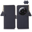 For Xiaomi 13 Ultra Side-Magnetic TJ Genuine Leather RFID Phone Case(Blue) - 13 Ultra Cases by PMC TechLife | Online Shopping South Africa | PMC TechLife