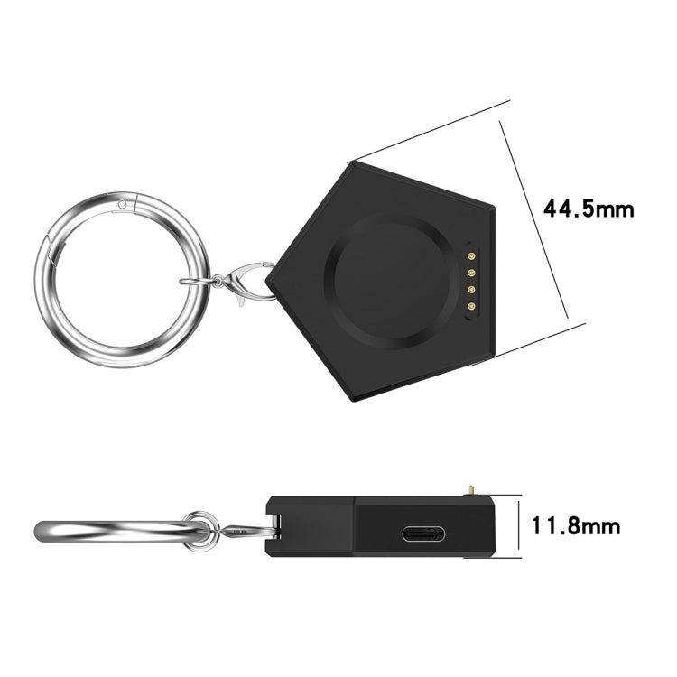 For OPPO Watch 3 / Watch 3 Pro Portable Universal Smart Watch Charger, Port:Micro-USB(Black)