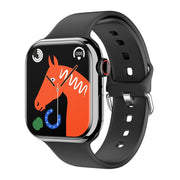 IW9 2.05 inch Square Screen Smart Watch Supports Bluetooth Calls/Blood Oxygen Monitoring(Black)