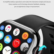 IW9 2.05 inch Square Screen Smart Watch Supports Bluetooth Calls/Blood Oxygen Monitoring(Silver)