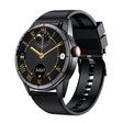 R6 1.32 inch Round Screen 2 in 1 Bluetooth Earphone Smart Watch, Support Bluetooth Call / Health Monitoring(Black Silicone Strap) - Smart Watches by PMC TechLife | Online Shopping South Africa | PMC TechLife