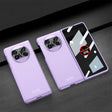 For Huawei Mate X3 GKK Peep-proof Integrated Ultra-thin Full Coverage Phone Flip Case(Purple) - Huawei Cases by GKK | Online Shopping South Africa | PMC TechLife | Buy Now Pay Later Mobicred