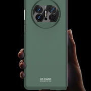 For Huawei Mate X3 GKK Peep-proof Integrated Ultra-thin Full Coverage Phone Flip Case(Purple)