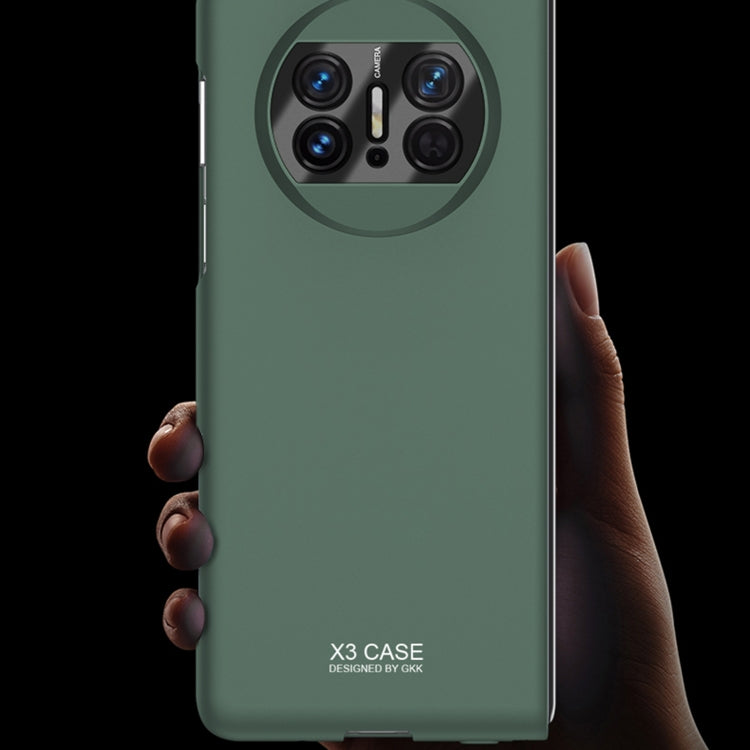 For Huawei Mate X3 GKK Peep-proof Integrated Ultra-thin Full Coverage Phone Flip Case(Black)
