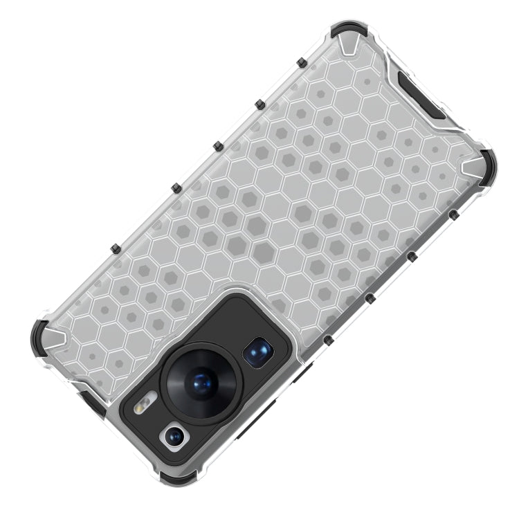 For Huawei P60 / P60 Pro Honeycomb Phone Case(Green)