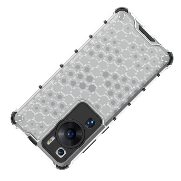 For Huawei P60 / P60 Pro Honeycomb Phone Case(Green)