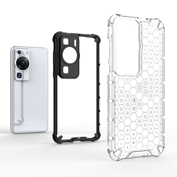 For Huawei P60 / P60 Pro Honeycomb Phone Case(Green)