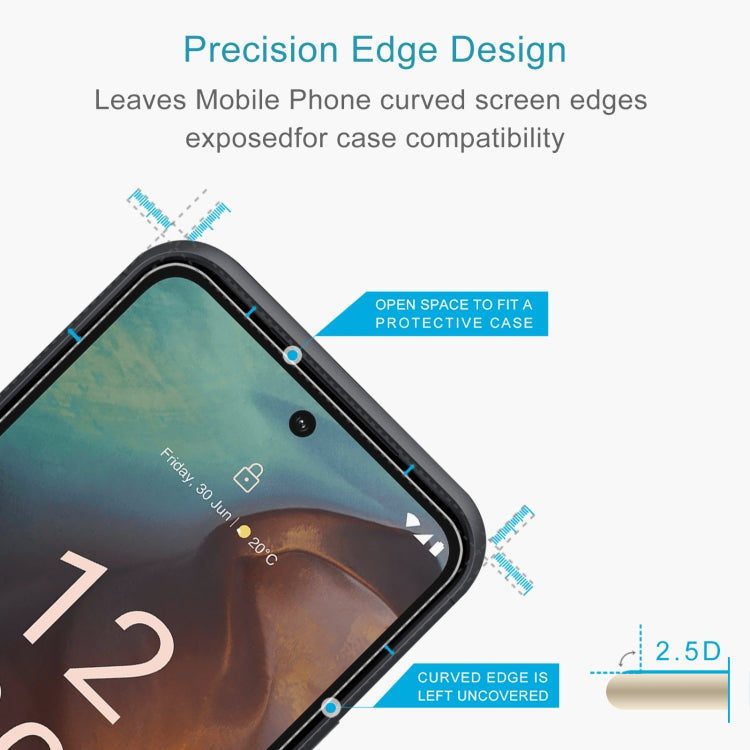 For Nokia XR21 10pcs 0.26mm 9H 2.5D Tempered Glass Film
