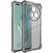 For Honor Magic5 Pro imak Shockproof Airbag TPU Phone Case(Transparent Black)
