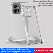 For Xiaomi Redmi Note 12 4G Global imak Shockproof Airbag TPU Phone Case(Transparent)