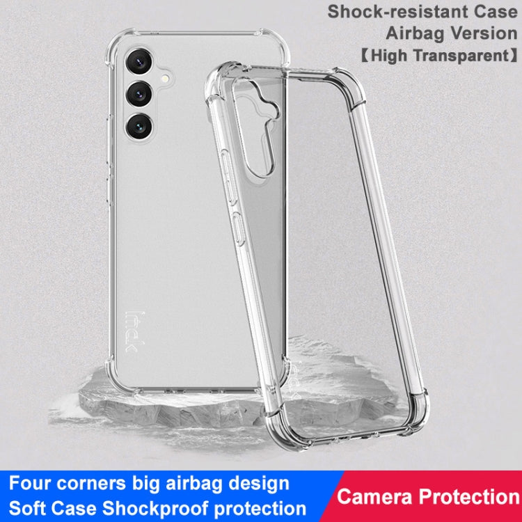 For Samsung Galaxy A34 5G imak Shockproof Airbag TPU Phone Case(Transparent)