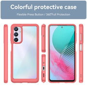 For Samsung Galaxy M54 5G Colorful Series Acrylic + TPU Phone Case(Red)