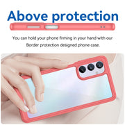 For Samsung Galaxy M54 5G Colorful Series Acrylic + TPU Phone Case(Red)