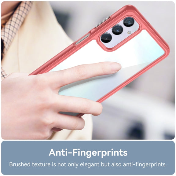 For Samsung Galaxy M54 5G Colorful Series Acrylic + TPU Phone Case(Red)