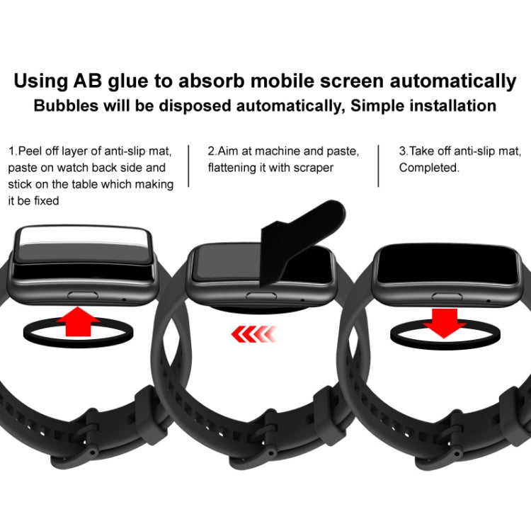 For Huawei Band B7 IMAK Plexiglass HD Watch Protective Film