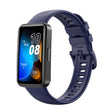 For Huawei Band 8 16mm Solid Color Silicone Replacement Watch Band(Dark Blue) -  by PMC TechLife | Online Shopping South Africa | PMC TechLife