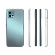 For Motorola Moto G72 Water-resistant Texture TPU Phone Case(Transparent)