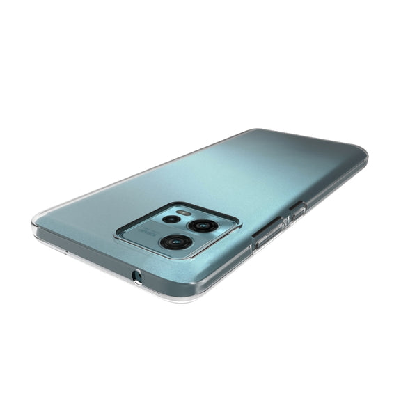 For Motorola Moto G72 Water-resistant Texture TPU Phone Case(Transparent)