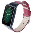 For Xiaomi Mi Band 7 Pro Leather Texture Replacement Watch Band(Red) - Watch Bands by PMC TechLife | Online Shopping South Africa | PMC TechLife
