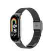 For Xiaomi Mi Band 8 Milanese Buckle Metal Watch Band(Black) -  by PMC TechLife | Online Shopping South Africa | PMC TechLife