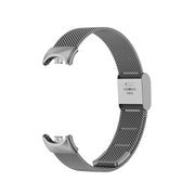 For Xiaomi Mi Band 8 Milanese Buckle Metal Watch Band(Grey)