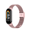 For Xiaomi Mi Band 8 Milanese Buckle Metal Watch Band(Rose Pink) -  by PMC TechLife | Online Shopping South Africa | PMC TechLife