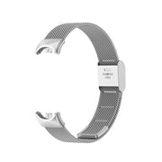 For Xiaomi Mi Band 8 Milanese Buckle Metal Watch Band(Silver)