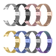 For Xiaomi Mi Band 8 Milanese Buckle Metal Watch Band(Grey)