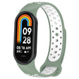 For Xiaomi Mi Band 8 Sports Two Color Silicone Watch Band(Light Green White) -  by PMC TechLife | Online Shopping South Africa | PMC TechLife