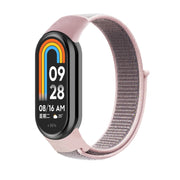 For Xiaomi Mi Band 8 Loop Nylon Replacement Watch Band(Pink)
