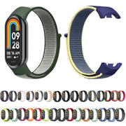 For Xiaomi Mi Band 8 Loop Nylon Replacement Watch Band(Bright Yellow)