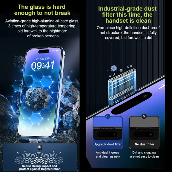 For iPhone 14 Plus WK WTP-066 King Kong Vacha 9D Curved HD Tempered Glass Film(Black)