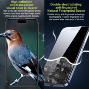 For iPhone 14 WK WTP-067 King Kong Vacha 9D Curved Privacy Tempered Glass Film(Black)