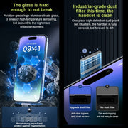 For iPhone 14 Plus WK WTP-067 King Kong Vacha 9D Curved Privacy Tempered Glass Film(Black)