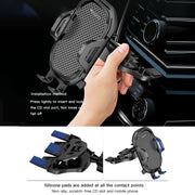 Yesido C84 360 Degree Rotating CD Port Car Phone Holder(Black)