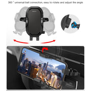 Yesido C84 360 Degree Rotating CD Port Car Phone Holder(Black)