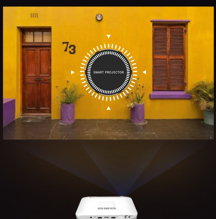 WOWOTO T9S TI DLP DMD 0.45 1280 x 800 4K 350ANSI RGB LED Smart Projector(US Plug)