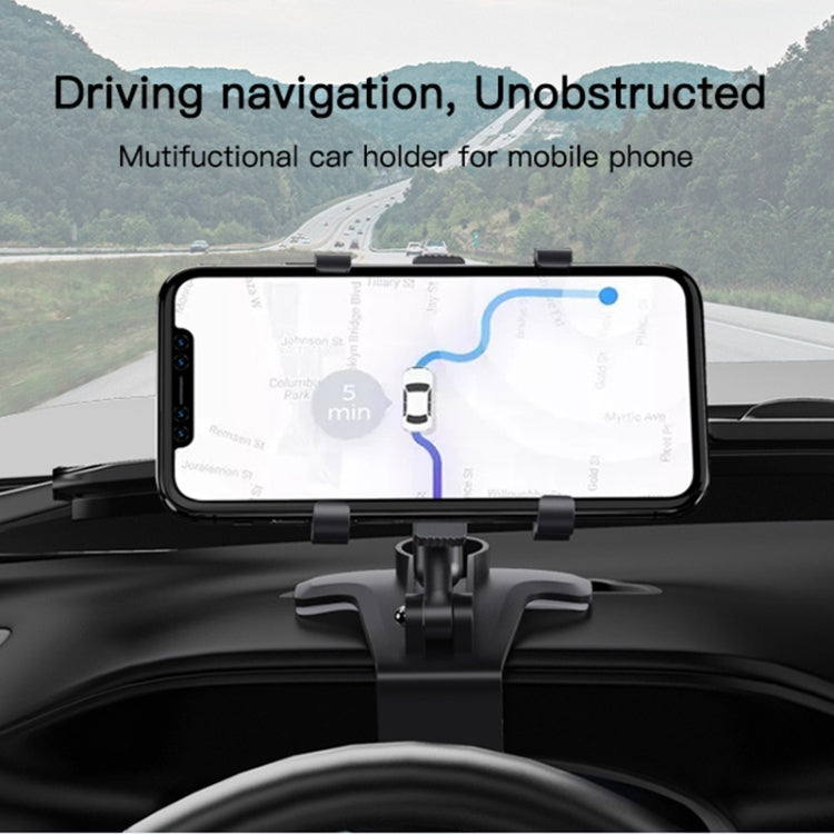 Yesido C101 Car Multifunctional Dashboard Mobile Phone Holder(Black)