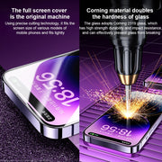 For iPhone 14 WK WTP-068 King Kong Vacha Corning 9D Curved HD Tempered Glass Film(Black)