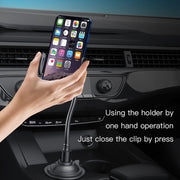 Yesido C112 Universal Car Water Cup Holder Telescopic Hose Phone Holder(Black)
