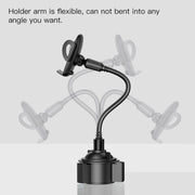 Yesido C112 Universal Car Water Cup Holder Telescopic Hose Phone Holder(Black)