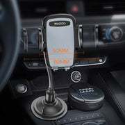 Yesido C112 Universal Car Water Cup Holder Telescopic Hose Phone Holder(Black)