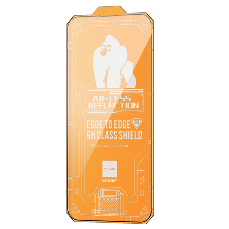 For iPhone 14 Plus WK WTP-069 King Kong Vacha 9D Curved AR HD Tempered Glass Film(Black)