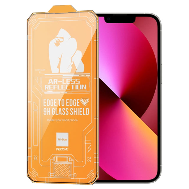 For iPhone 13 WK WTP-069 King Kong Vacha 9D Curved AR HD Tempered Glass Film(Black)
