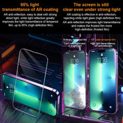 For iPhone 13 Pro Max WK WTP-069 King Kong Vacha 9D Curved AR HD Tempered Glass Film(Black)