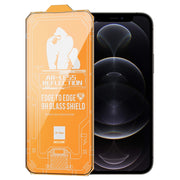 For iPhone 12 Pro WK WTP-069 King Kong Vacha 9D Curved AR HD Tempered Glass Film(Black)