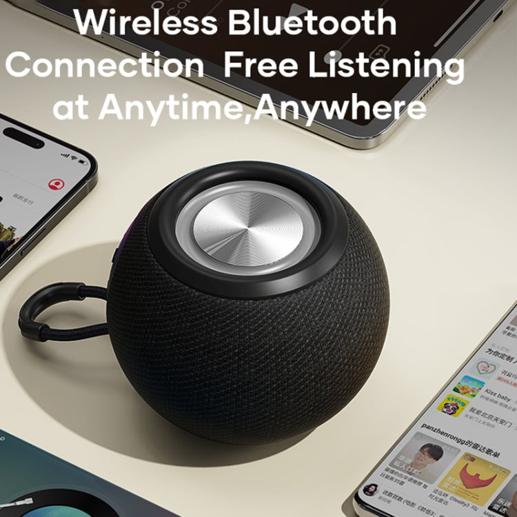 ROCK RAU0758 Portable Bluetooth Speaker(Black)